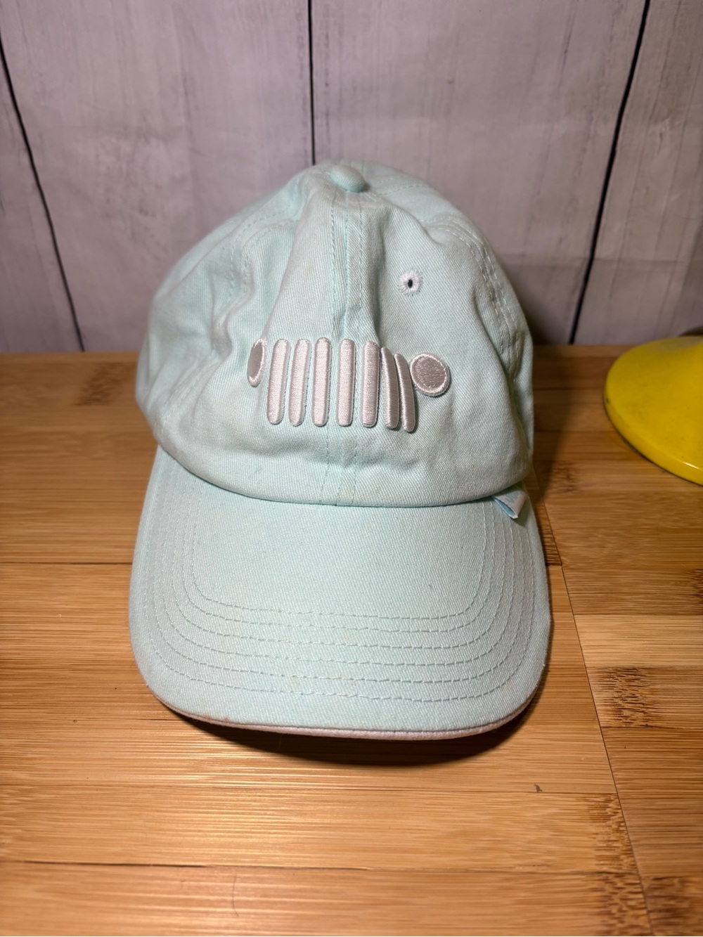 Jeep Light Mint Grille Embroidered Logo Baseball Cap